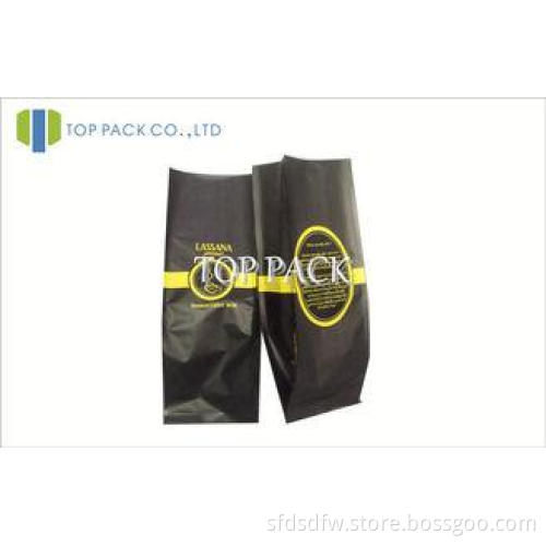 Laminated Side Gusseted Reclosable Bags With Valve , Moistu